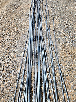 Rebar is used to reinforce concrete in areas that receive tensile stress.