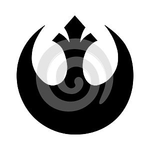 Rebel alliance symbol icon