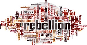 Rebellion word cloud