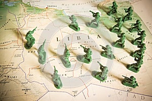 Rebels as invaders on Libya territory