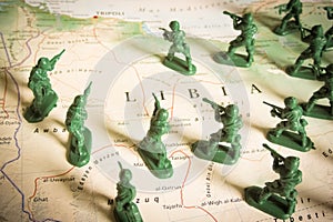 Rebels as invaders on Libya territory