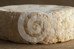 Reblochon de Savoie cheese close up photo