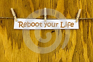 Reboot life start self business strategy improve refresh organize lifestyle