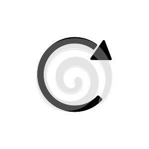 reboot sign icon. Element of web icon for mobile concept and web apps. Isolated reboot sign icon can be used for web and mobile