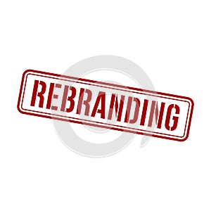 Rebranding Stamp, Rebranding Square Sign