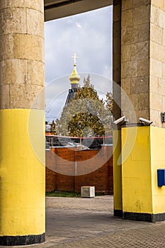 Rebuild church in Moscow, Russia