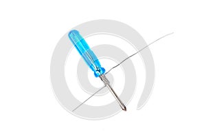 Rebuildable Dripping Vaping Atomizer using screwdriver