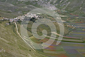 Rebuilding of Castelluccio da Norcia