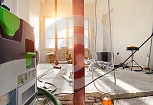 Rebuilding an Old real estate apartment, prepared and ready for renovate photo
