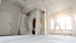 Rebuilding an Old real estate apartment, prepared and ready for renovate photo