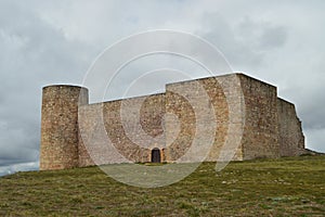 Rebuilt Castle Of The First Century Perfectly Preserved In The Village Of Medinaceli. Architecture, History, Travel.