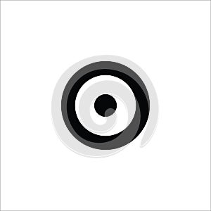 Rec button web vector icon