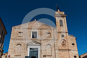 Recanati. Marche. The church of Santa Maria di Montemorello