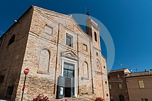Recanati. Marche. The church of Santa Maria di Montemorello