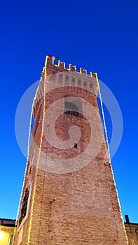 Recanati town, Marche region, Italy. Splendour, art and history