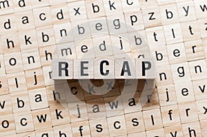 Recap word concept