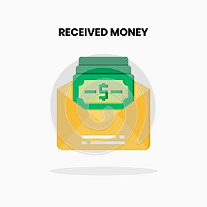 Receive Money flat icon.