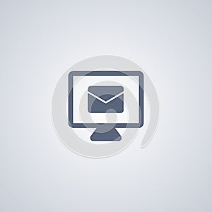 Received a letter , vector best flat icon