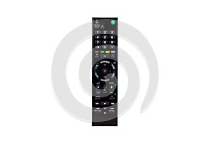 Receiver tv remote control isolate white background