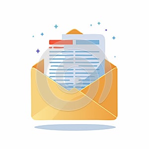 Receiving Important News by Mail