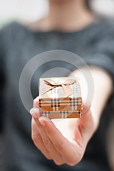 Receiving a present