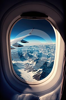 Cautivador mi Un avion a la izquierda tengo en horror cómo miró sobre el majestuosamente montanas abajo 
