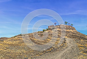 Recently discovered `Dhavalgad` - a forgotten fort near Purandar  on Bhuleshwar mountain range. Purandhar, Pune.