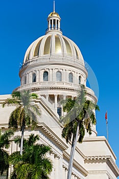 The recently restored Capitol building in Havana