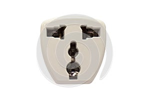 Receptacle in white background