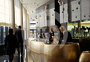 Reception five-star hotel