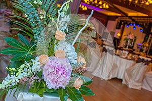 Reception flower arrangements