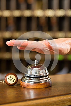 Reception - Hotel bell just before using