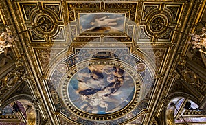 Reception rooms of the city hall, Paris, France