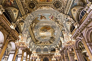 Reception rooms of the city hall, Paris, France