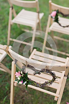 Reception wedding chairs