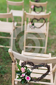 Reception wedding chairs