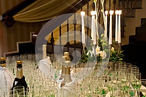 Reception wedding table