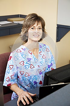 Receptionist in Doctors Office