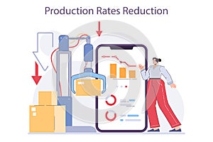 Recession effect. Production rate reduction is a significant, widespread