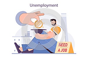 Recession effect. Unemployment is a significant, widespread, and prolonged