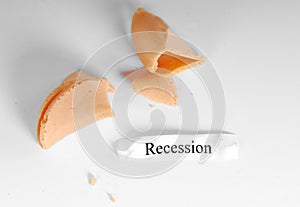 Recession in Fortune Cookie photo