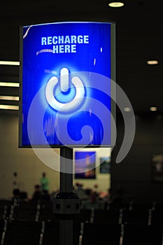 Recharge Station in Airports photo
