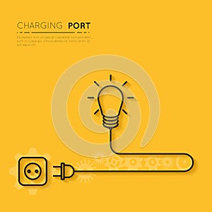Recharge your creativity. Power for creative ideas photo