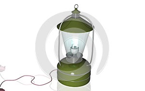 Rechargeable floured lantern