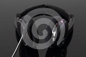 Rechargeable stereo headphones photo