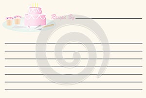 Recipe Card - Birthday