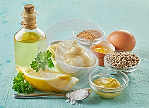 Recipe for gourmet homemade mayonnaise photo