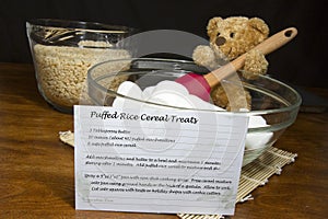 Recipe for Puffed Rice Cereal Treats