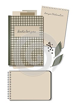 Recipes Cookbook. Cooking Notebook