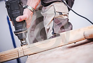 Reciprocating Saw Wood Cut